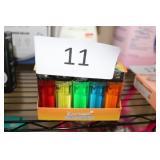 50ct asst color disposable flint lighters