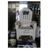 3 plastic big easy chairs (arm damage)