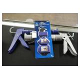 2 caulk gun & caulk tool kit (display)
