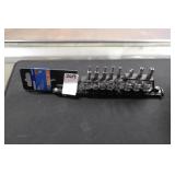 kobalt 8pc bit socket set - 1 broken (display)