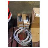 4 winch rollers w winch cables w hooks