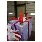 lighted gift box decor