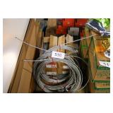 4 winch rollers & 3 winch cables w hooks