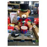 soft lighted teddy and drum