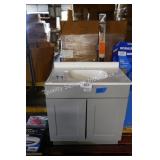 30" vanity w top (left side damage)