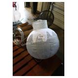 lighted ball ornament decor