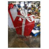 red lighted present