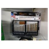 14pc drill bit set (display)