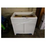 30" white vanity -no top