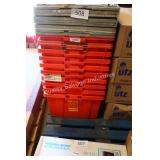 10 do it best totes w lids -used