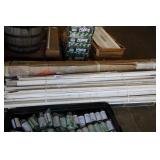white wooden door trim