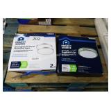 2-round light fixtures
