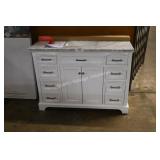 48" white vanity w top