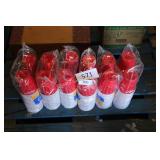 6-50ct red plastic cups