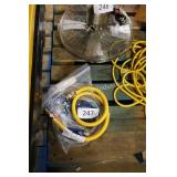 gas line and water line
