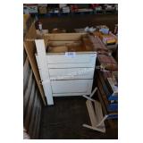 white cabinet (damaged)