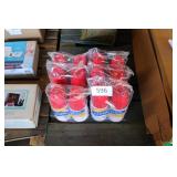 6-50ct red plastic cups