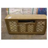 60" entertainment center (glass broke, can be