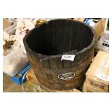 jack daniels planter barrel