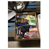sander discs, tape measure etc