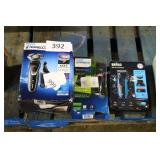 3 electric shavers