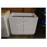 36" white vanity -no top