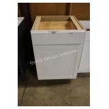 23.5w x 24 d x 35h white kitchen cabinet