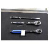 3 kobalt socket wrenches (display)
