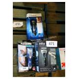 3 electric shavers
