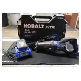 kobalt reciprocating saw w/ batt & chg (display)