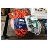 4 extensions/drop cords