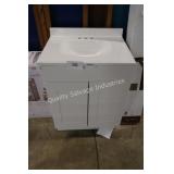 24" white vanity w top