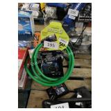 2 water hoses and orbit timer