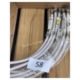 lot of kitchen faucet supply lines
