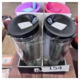 lot of water tumbler bottles