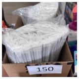 box of individually wrapped straws