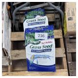 two bags scotts grass seeds