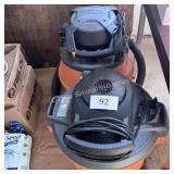 2 ridgid shop vacs