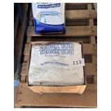 case of thank you plastic retail bags