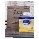 1 case of plastic formula bottles