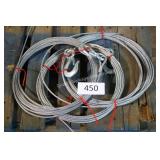 3 winch cables w hooks