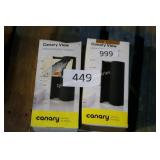 2 canary view sec cameras - not tested