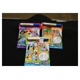 3 imagine ink coloring books (display)
