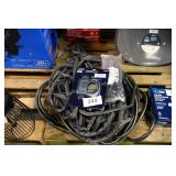 water hoses and water timer and sprinkler kit