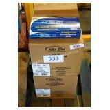 4-10/100ct stay dri poly glove sz xl