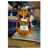 lighted halloween pumpkin