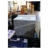 30ï¿½ gray vanity w top
