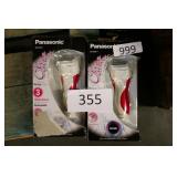2 panasonic electric shavers