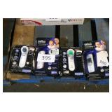4 braun thermometers