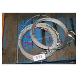 3 winch cables w hooks